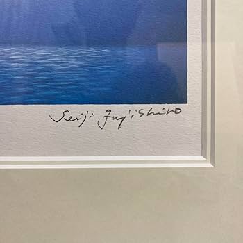 Amazon.co.jp: 真作藤城清治 リトグラフ 直筆サイン 保証書有り